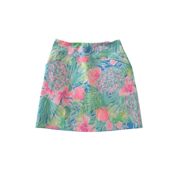 LILLY PULITZER Luxletic Floral Active Tennis Pickleball Skort Size 00 - Picture 3 of 9